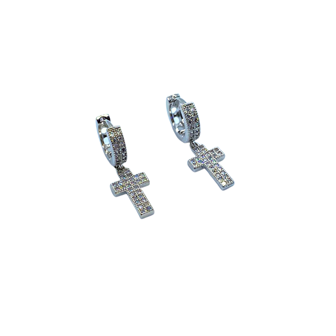 Orecchini a Croce Strass