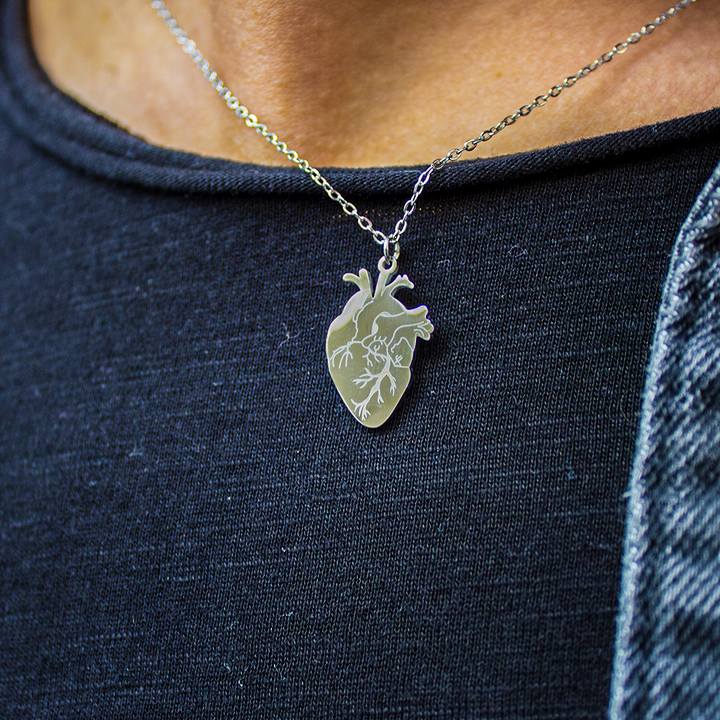 Collana Cuore Anatomico